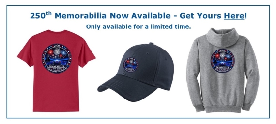 250th Merch Available 2