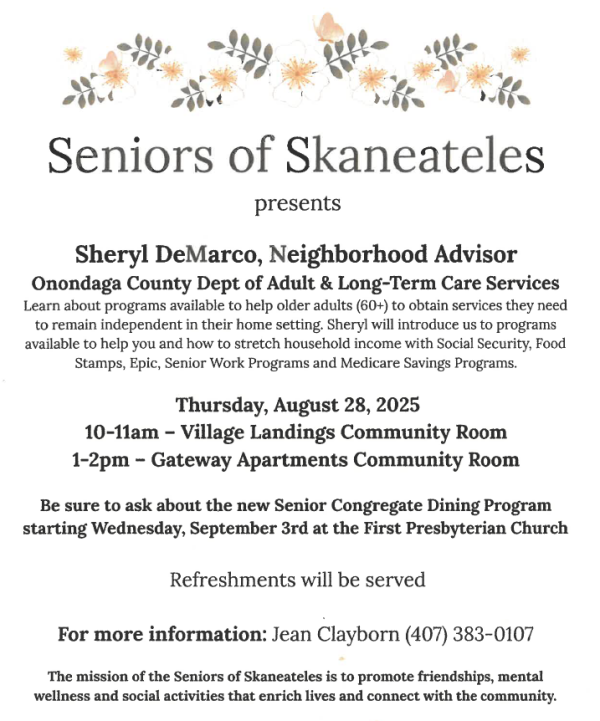 Seniors of Skaneateles
